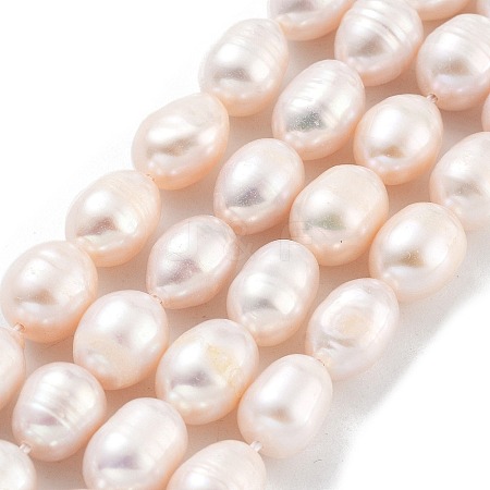 Natural Cultured Freshwater Pearl Beads Strands PEAR-P062-15C-1