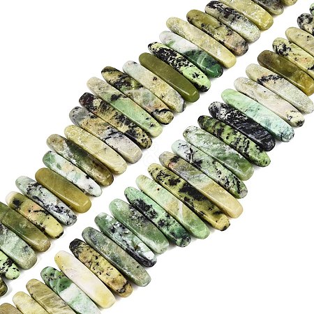 Natural Serpentine Beads Strands G-Q616-06D-1
