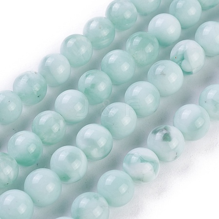 Natural Glass Beads Strands G-I247-15E-1