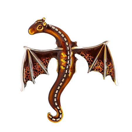 Cartoon Flying Dragon Brooches PW-WG32702-03-1