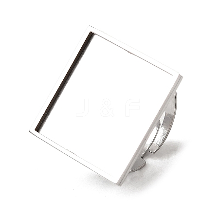 304 Stainless Steel Adjustable Ring Settings STAS-D374-02P-02-1