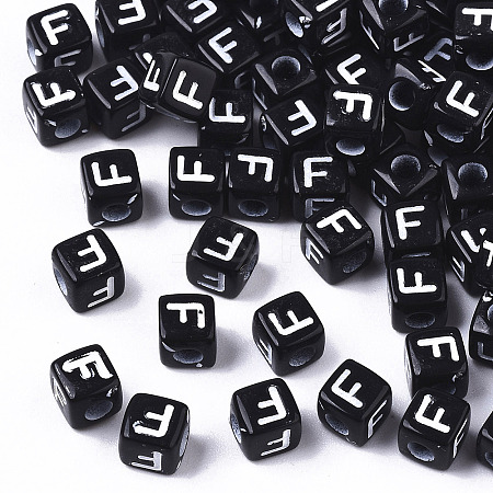 Opaque Acrylic Beads LS-X-SACR-N002-01F-1