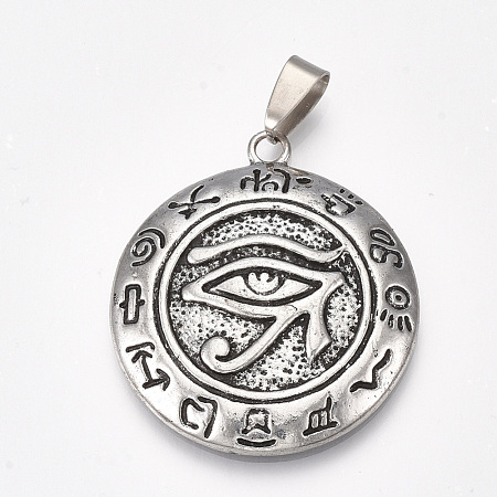 Tibetan Style Alloy Pendants PALLOY-S178-04-1