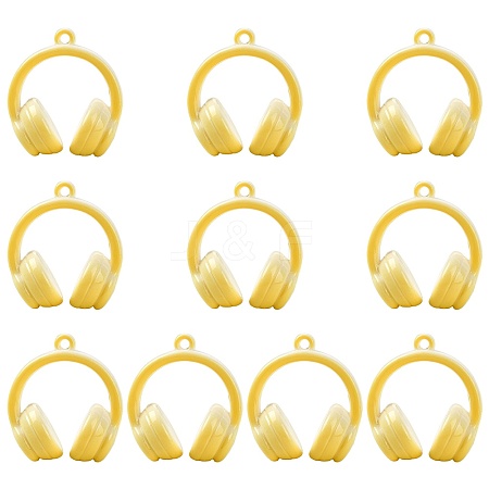 Two Tone Opaque Acrylic Pendants SACR-FZC0001-002F-1