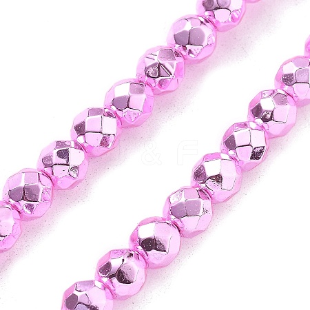 Electroplated Synthetic Non-magnetic Hematite Beads Strands G-B132-B01-01C-1