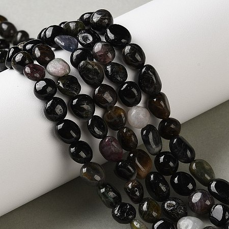 Natural Tourmaline Beads Strands G-C268-A02-8x10mm-1