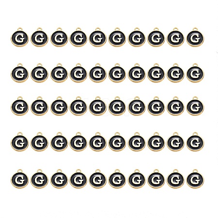 Golden Plated Alloy Charms ENAM-SZ0001-25B-G-1