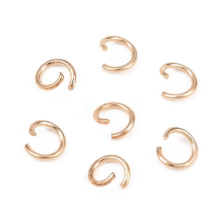 Iron Open Jump Rings JROS6mm-KCG-1