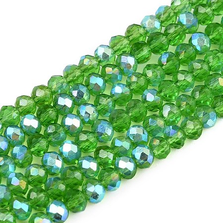 Electroplate Glass Beads Strands EGLA-A044-T2mm-L11-1