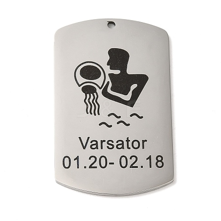 Non-Tarnish 304 Stainless Steel Pendants LS-STAS-C098-01A-P-1