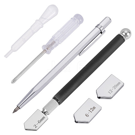Alloy Glass Cutter Tool Sets TOOL-WH0125-114-1
