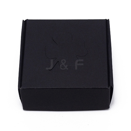 Kraft Paper Fold Gift Box LS-CON-WH0085-03-1