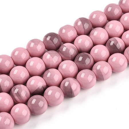 Baking Paint Glass Beads X1-DGLA-N013-10mm-09-1