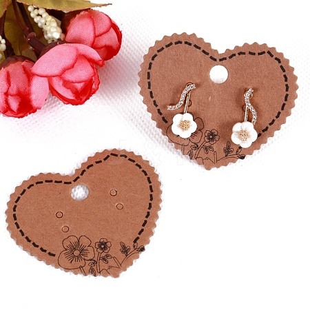 100Pcs Paper Earring Holders Display Cards PW-WG24451-03-1