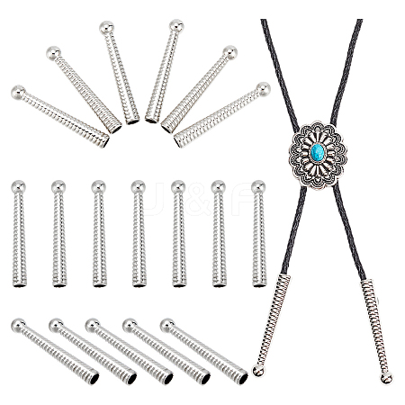 20Pcs Alloy Cord Ends FIND-NB0005-35P-1