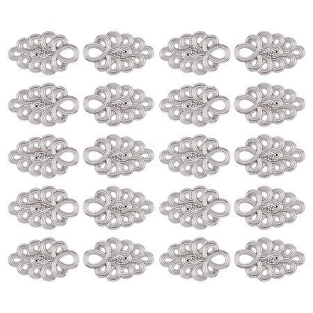 20Pcs Zinc Alloy Adjustable Jean Button Pins FIND-FH0017-92P-1