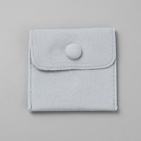 Square Velvet Jewelry Box with Snap Button CON-WH0088-77A-01-1