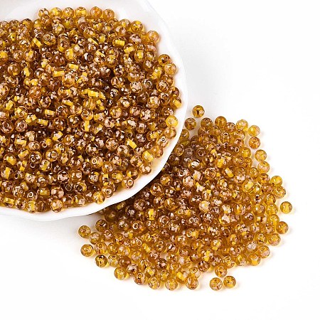 Picasso Baking Paint Glass Seed Beads SEED-N007-35C-1