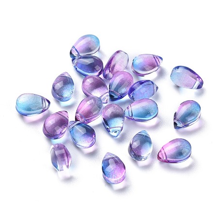 Transparent Glass Beads GGLA-M004-05A-09-1