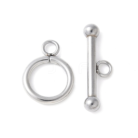 304 Stainless Steel Toggle Clasps STAS-Z124-01B-P-1