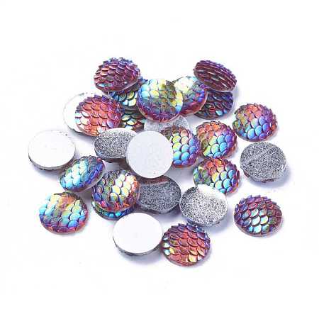 Resin Cabochons CRES-Q191-HA023-8-1