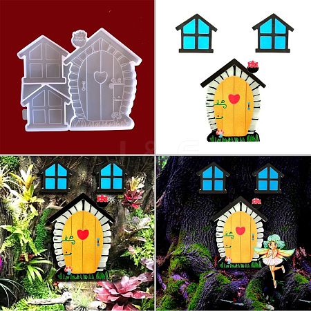 DIY The Door Of The Elves  Decoration Silicone Molds DIY-C031-01-1