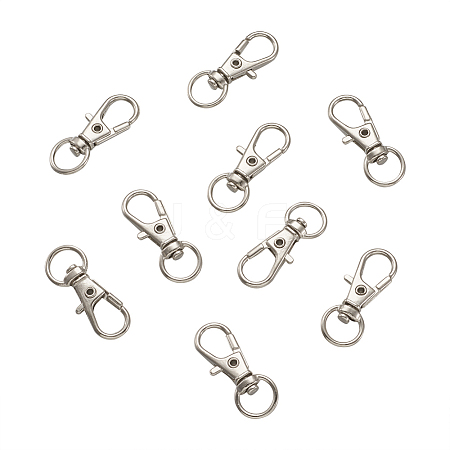 Alloy Swivel Lobster Claw Clasps PALLOY-TA0001-24-1