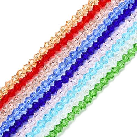 Imitation Crystal Glass Beads Strand YS-TAC0002-M-4mm-1