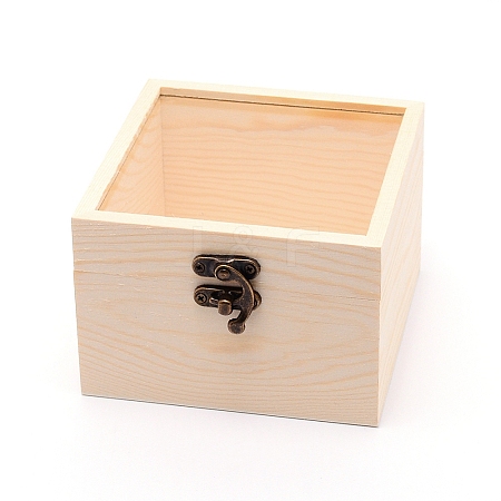 Wood Jewelry Box OBOX-WH0006-14-1