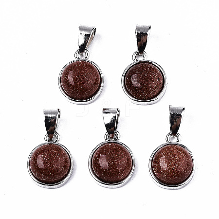 Synthetic Goldstone Pendants G-T131-19C-1