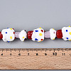 Handmade Lampwork Beads Strands LAMP-N028-12-4