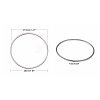 Tarnish Resistant 304 Stainless Steel Linking Ring X-STAS-T047-15C-2