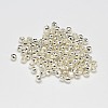 Rack Plating and Vacuum Plating Brass Round Faceted Spacer Beads KK-I598-26S-RS-2
