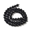 Natural Black Tourmaline Beads Strands G-B088-C06-08-3