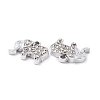 Alloy Crystal Rhinestone Pendants ALRI-H004-22P-2