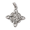 Non-Tarnish 304 Stainless Steel Pendants STAS-L081-033P-1