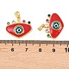 Brass Micro Pave Cubic Zirconia Pendants KK-H262-12G-3
