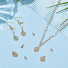 12Pcs 2 Styles Brass Pendants KK-AR0004-71-4