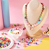 280Pcs 14 Colors Opaque Acrylic Beads MACR-TA0001-39-6