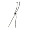 Adjustable 304 Stainless Steel Bracelet Making STAS-G169-02P-2