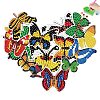 Butterfly DIY PVC Diamond Painting Sticker Kit PW-WGB50C2-01-1