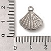 Anti-Tarnish 304 Stainless Steel Pendants STAS-M075-12P-3