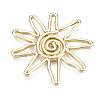 Rack Plating Alloy Pendants PALLOY-T077-75LG-RS-1