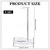 Plastic Minifigures Display Stands with Adjustable Snake Bone Bracket ODIS-WH0070-81A-2