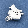 925 Sterling Silver Charms with 925 Stamp and Jump Rings STER-S007-01A-S-2