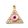 Real 18K Gold Plated Brass Pendants KK-L209-007G-01-1