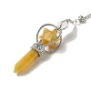 Natural Topaz Jade Dowsing Pendulums G-C095-01P-03-3