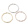 3Pcs 3 Colors 304 Stainless Steel Twisted Bangles Sets for Women BJEW-L610-27M-5