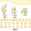 Brass Wood Burning Tip Sets DIY-WH20014-07G-2