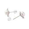 925 Sterling Silver Studs Earring EJEW-H002-14P-2